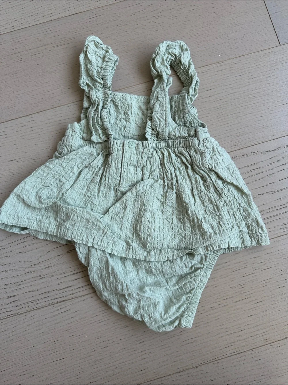 Baby Girl Mix & Match Romper and Dress Set - Green, Coral, Lavender